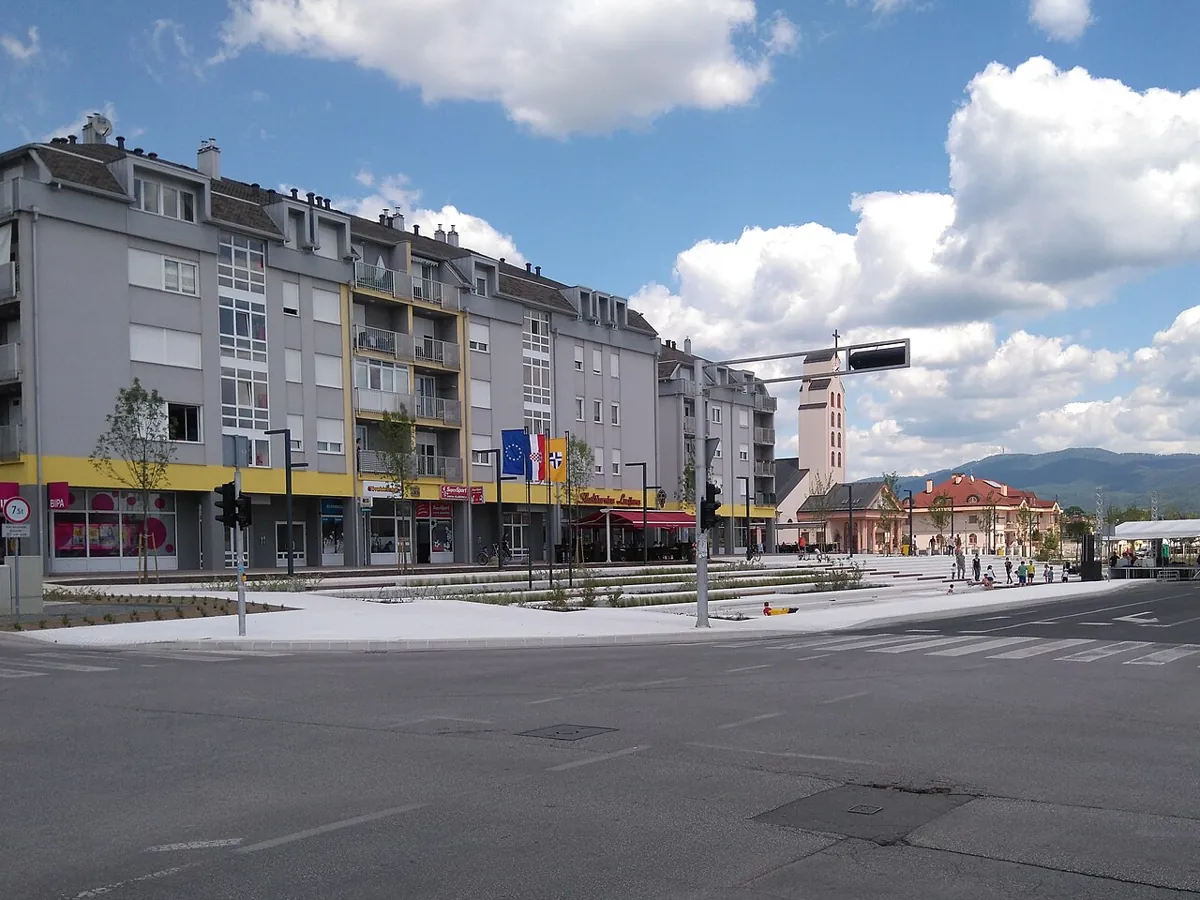 Fotografija mjesta Zaprešić (naslov izvornika: Trg Franje Tuđmana)